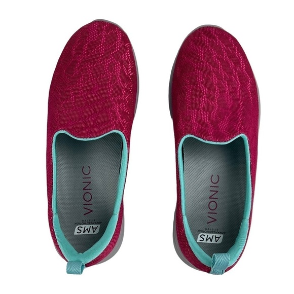 VIONIC BY ORTHAHEEL AGILE HYDRA ACTIVE SLIP ON LIGHTWEIGHT PYTHON MESH SNEAKERS - Picture 5 of 11